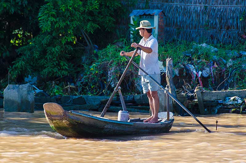 68 - Vietnam - delta del Mekong - barcos